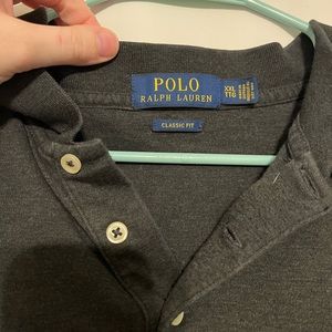 Me s Polo Dark Gray colored shirt